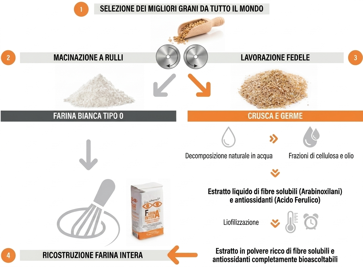 Varvello flour milling and processing infographic